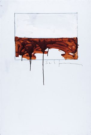 MARIO SCHIFANO Homs (Libia) 1934 - Roma 26/01/1998 Senza titolo, seconda metà...