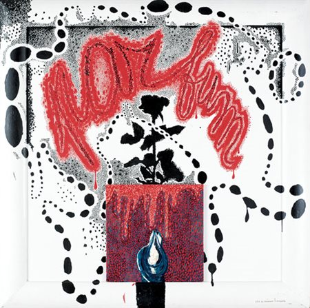 PLINIO MESCIULAM Genova 1926 Parfum, 2005 tecnica mista e applicazioni su...