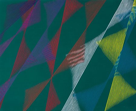 PIERO DORAZIO Roma 28/06/1927 - Todi 17/05/2005 In & out I, 1990 olio su tela...