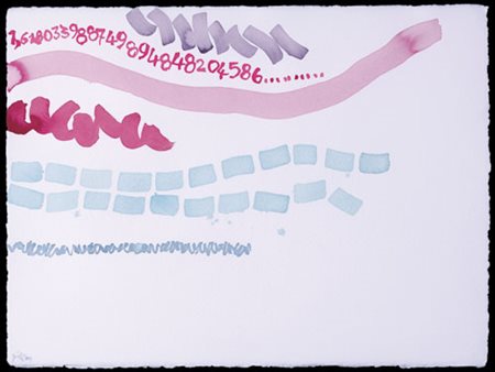 GIORGIO GRIFFA Torino 29/03/1936 Senza titolo, 2009 acquerello su carta a...