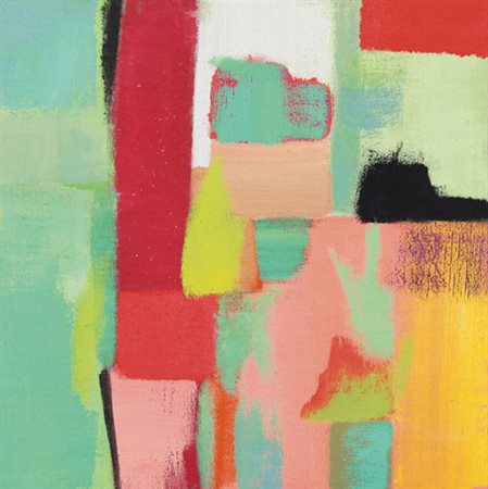 PAOLO MANAZZA Milano 30/01/1959 Viva il colore olio su tela cm. 50x50, firma,...