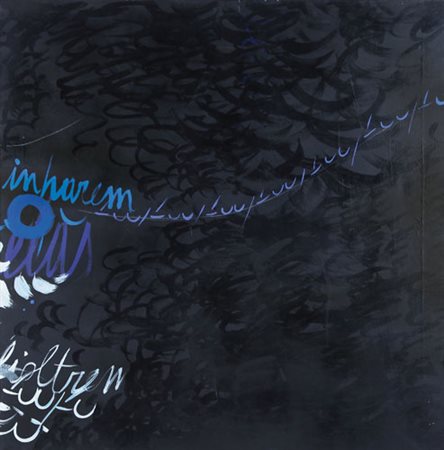 GIOVANNI FONTANA Frosinone 1946 Canti lessicali parte II, 1986 acrilico su...