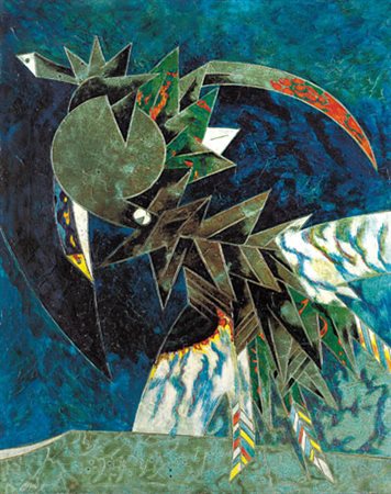 GIANNI DOVA Roma 08/01/1925 - Pisa 1991 Saltagli addosso, 1965 olio su tela...