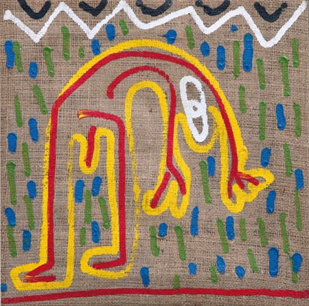 ALBERTO PARRES Tangeri (Marocco) 26/08/1953 Senza titolo, 1983 acrilico su...