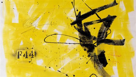 ALEX CAMINITI Messina 1977 Senza titolo olio su tela cm. 87x155, firma e...