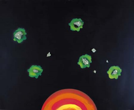 TONY DALLARA Campobasso 30/06/1936 Silenzi, 1969 olio, tecnica mista e...