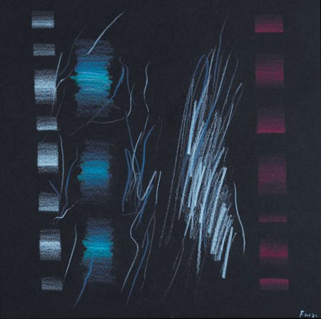 ENNIO FINZI Venezia 1931 Senza titolo, (anni 2000) pastelli su cartoncino...