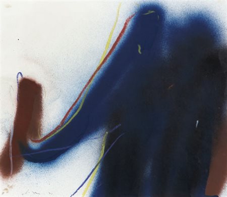 CLAUDIO OLIVIERI Roma 28/11/1934 Senza titolo, 1971 tecnica mista su carta...