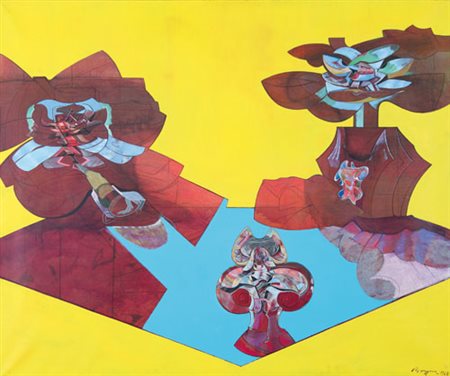 FRANCO BRUZZONE Altare (SV) 01/11/1934 Grande fiore dell'apocalisse, 1968...