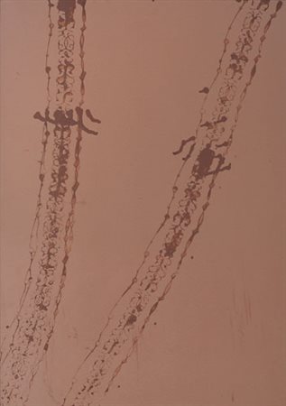 RENATO MAMBOR Roma 04/12/1936 Itinerari, 1969 tecnica mista su carta cm....