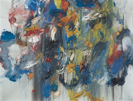 GIORGIO MOISO Cairo Montenotte 13/02/1942 Il giardino del poeta, 1997 olio su...