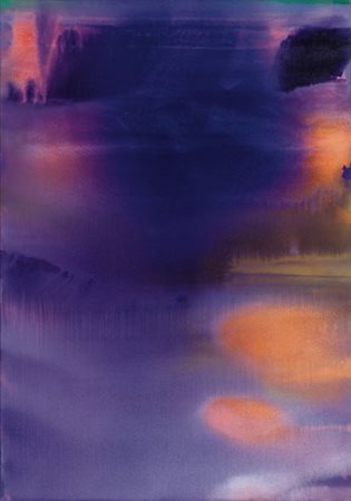 ITALO BRESSAN Vezzano di Trento 1950 Lontano, 1991 olio su tela cm. 150x105,...