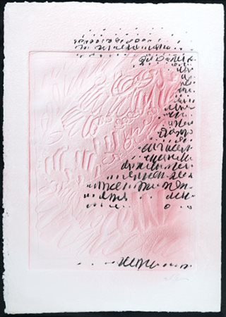 AGOSTINO FERRARI Milano 09/11/1938 Senza titolo tecnica mista (calcografia...