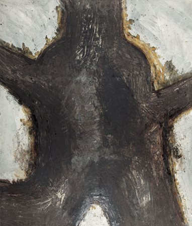 SERGIO RAGALZI Torino 1951 Ombre, 1986 olio e bitume su tela cm. 240x205,...