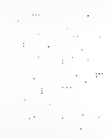 RICCARDO GUSMAROLI Milano 1963 Senza titolo finestrelle ritagliate su tela...