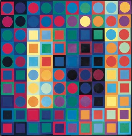 VICTOR VASARELY Pecs 1908 - Parigi 15/03/1997 Vasarely Planetary Folklore...