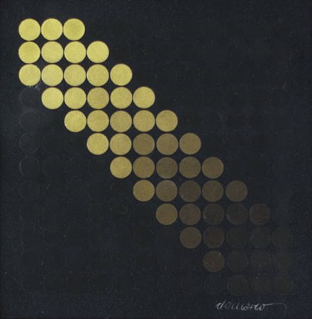 HUGO DEMARCO Buenos Aires 1932 - 1995 Senza titolo acrilico su carta cm....