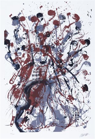 ARMAN Nizza 1928 - New York 22/10/2005 Trio a cordes, 1987 serigrafia su...