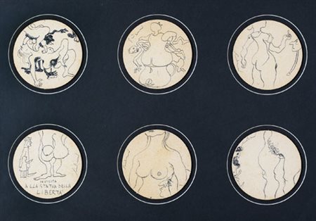 EMILIO SCANAVINO Genova 28/02/1922 - Milano 29/11/1986 Senza titolo, anni '60...