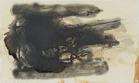 PAOLO SCHIAVOCAMPO Palermo 1924 Notte sull'autostrada, 1988 tecnica mista su...