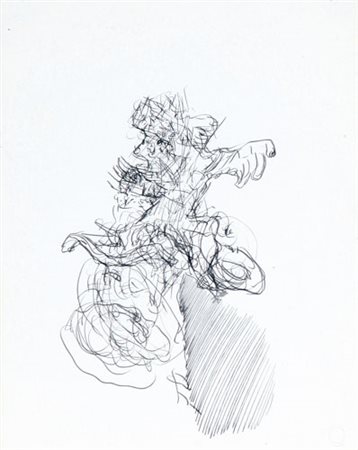 TANCREDI Feltre (Bl) 25/09/1927 - Roma 27/09/1964 Senza titolo china su carta...