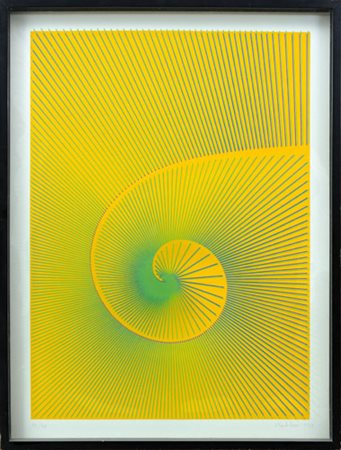 ALBERTO BIASI Padova 02/06/1937 Senza titolo, 1973 doppia serigrafia su...