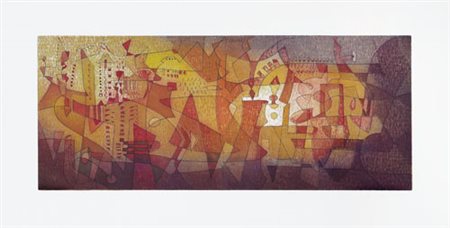 VINCENZO BALSAMO Brindisi 27/06/1935 Senza titolo incisione all'acquaforte e...