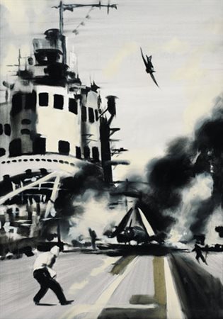 TOM PORTA Milano 22/04/1966 ST.LO', (2004) acrilico e tecnica mista su tela...