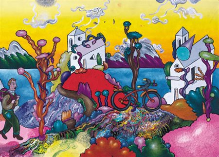 LUCA ALINARI Firenze 27/10/1943 Senza titolo olio e tecnica mista su tela...