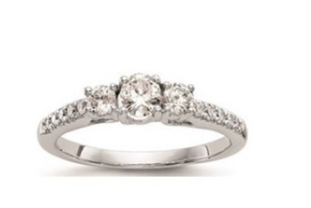 ANELLO IN ORO CON DIAMANTI LAB-GRWON- 409 18K LG