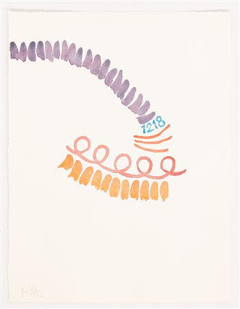 GIORGIO GRIFFA Quattro segni 1218, 1994