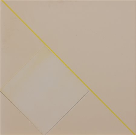 SANDRO DE ALEXANDRIS Diagonale gialla, 1970