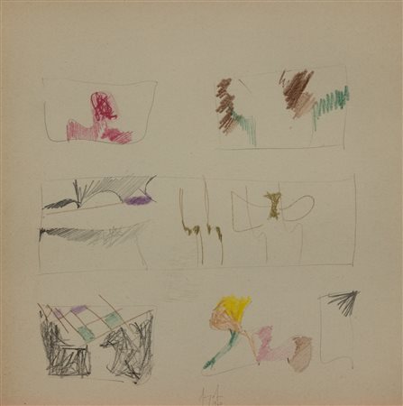 SERGIO DANGELO Senza titolo, 1960