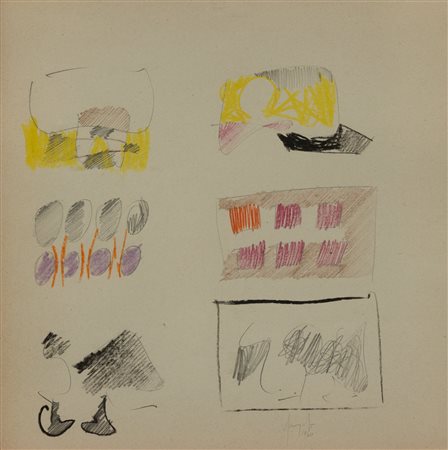 SERGIO DANGELO Senza titolo, 1960