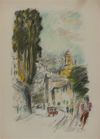 MICHELE CASCELLA Paesaggio, 1980