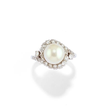 Anello con perla