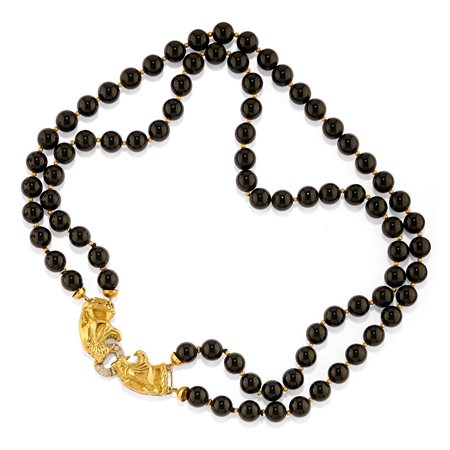 Collana con pantere