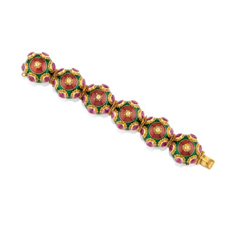Bracciale con smalti