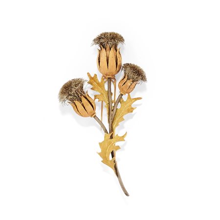 Buccellati - Spilla con cardo