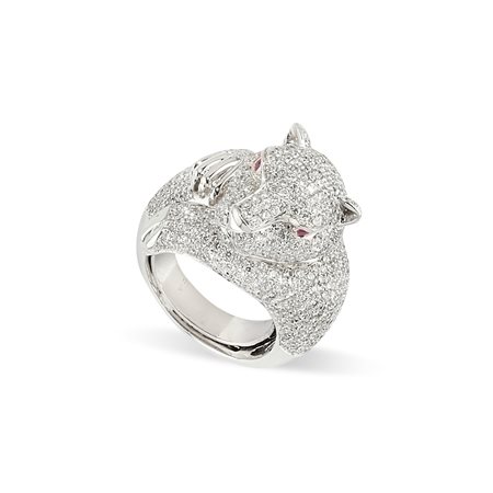 Anello con pantera