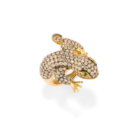 Anello con geco