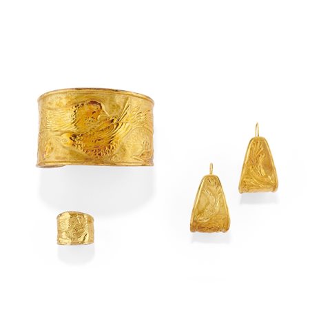 Nouvelle Bague - Demi parure con volatili