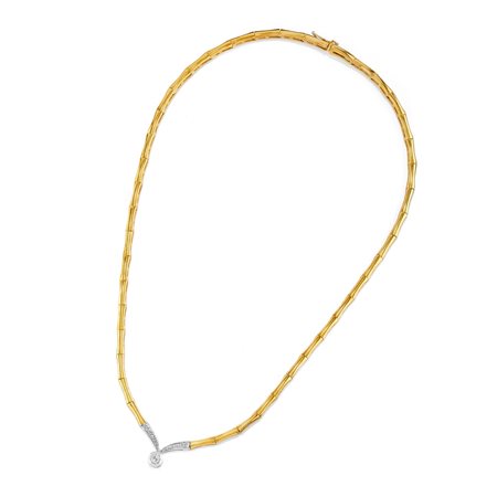 Collana con diamante