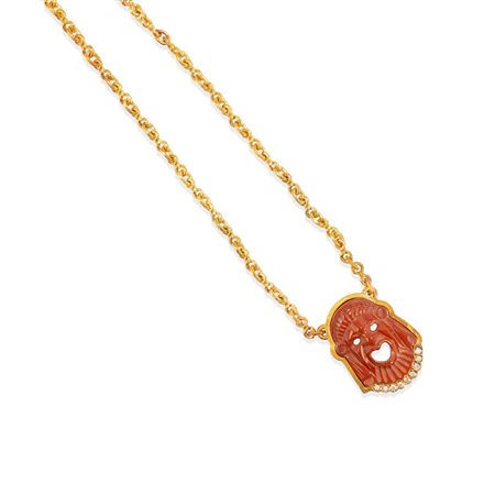 Collana con mascherone