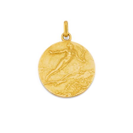Pendente con medaglia aeronautica