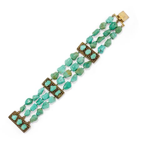 Bracciale con turchesi