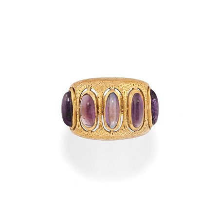 Anello con ametiste