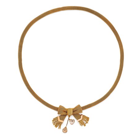 Collana con fiocco
