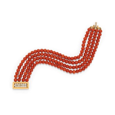 Bracciale con corallo
