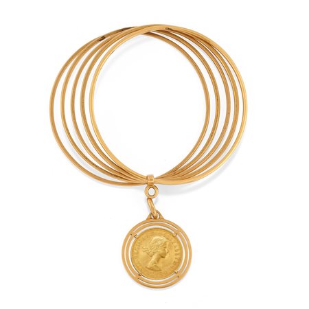 Bracciale con moneta